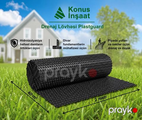 Drenaj membranı "Plastguard 400" — Bakı
