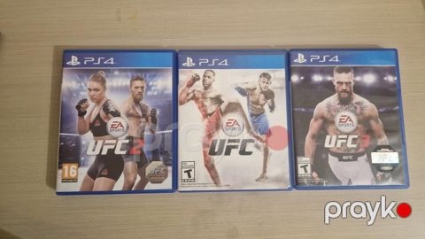 PS4 üçün UFC 1, UFC 2, UFC 3 oyun diskləri — Bakı