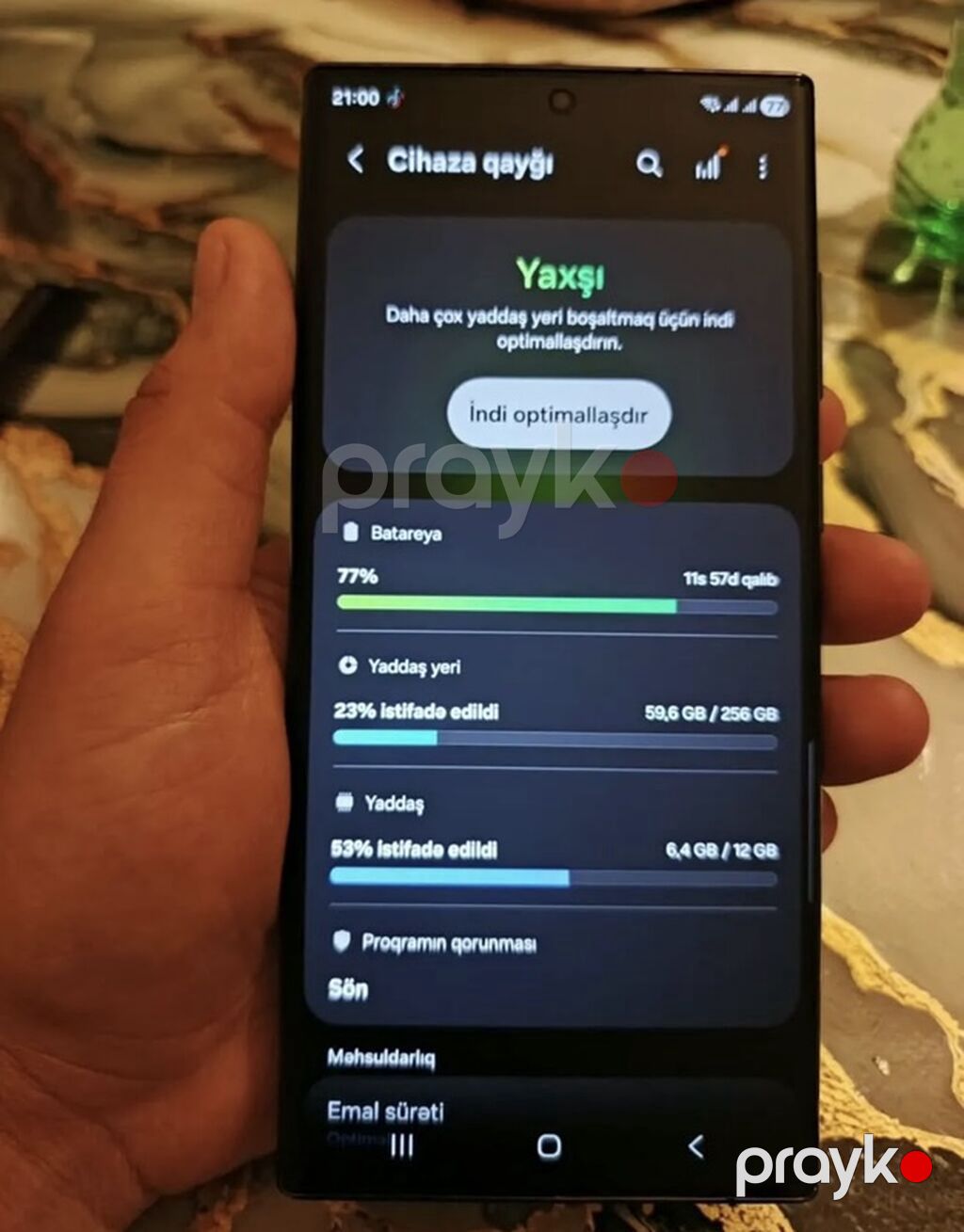Samsung Galaxy S22 Ultra, rəng - Qara — Samsung, Qazax (5)
