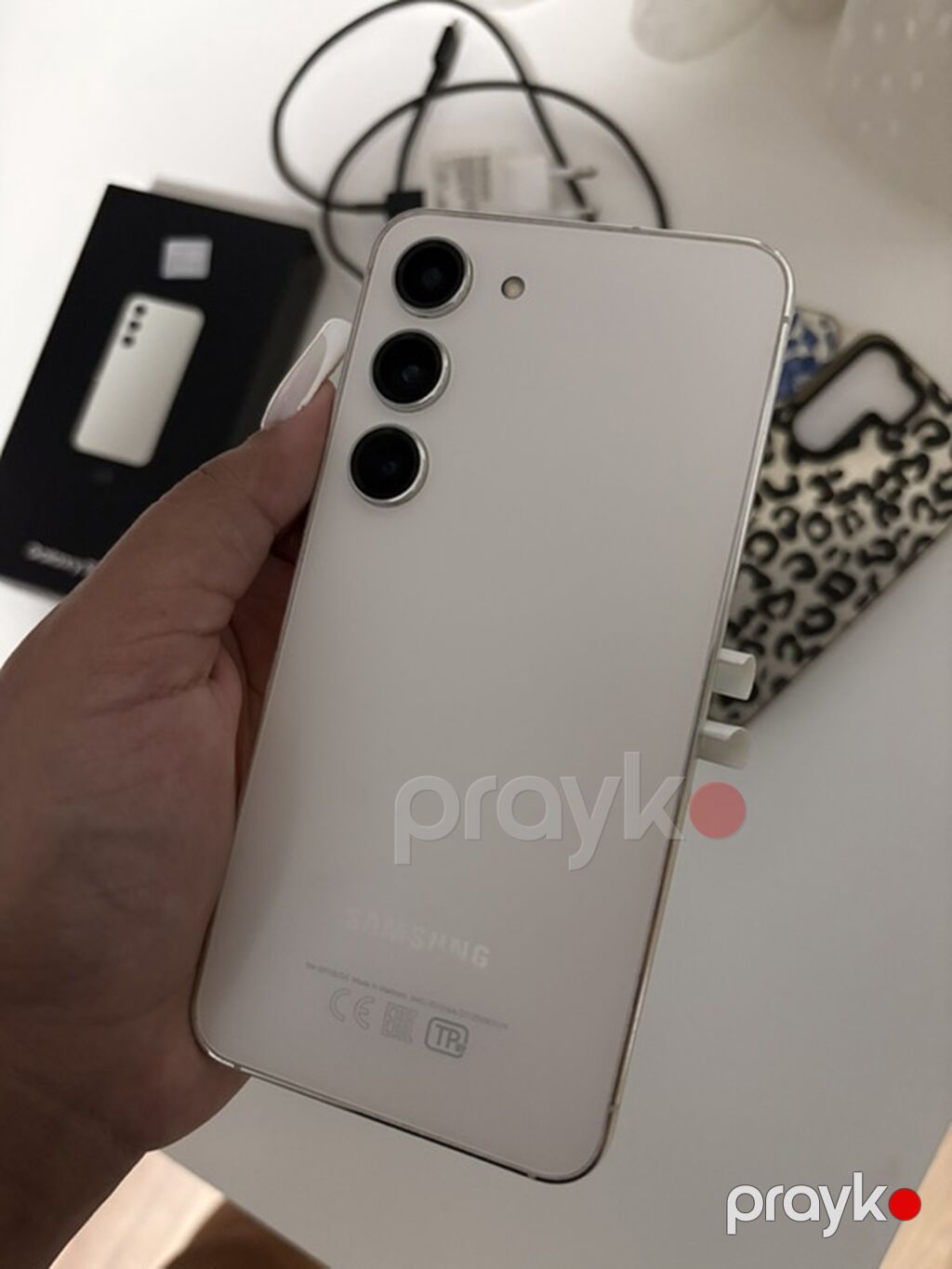 Samsung Galaxy S23, rəng - Ağ, Barmaq izi, İki sim kartlı — Samsung, Bakı (4)