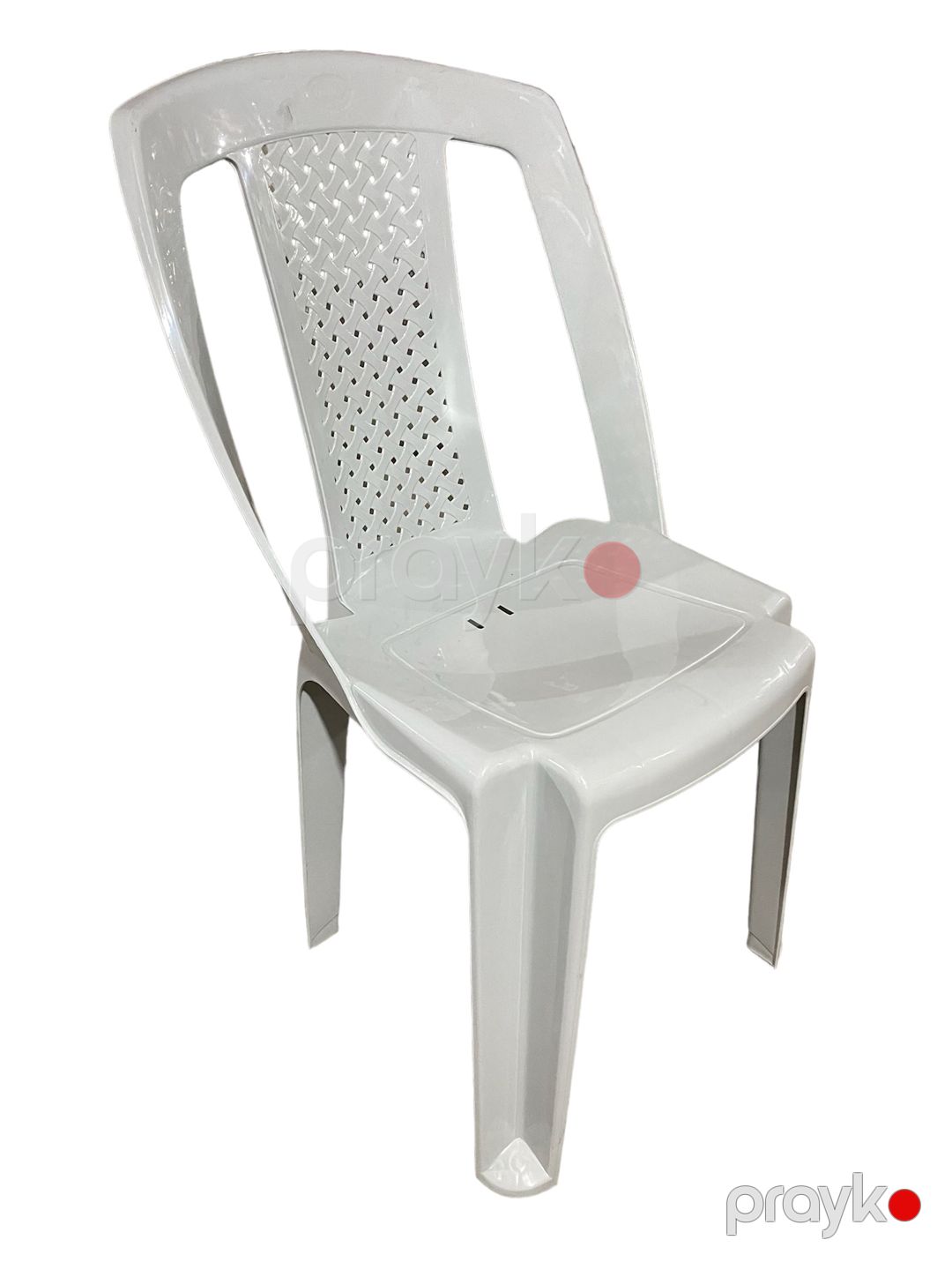 Bağ üçün kreslo Yagmur, plastik, ağ, 46x42x38 sm — Mallar, Bakı (2)