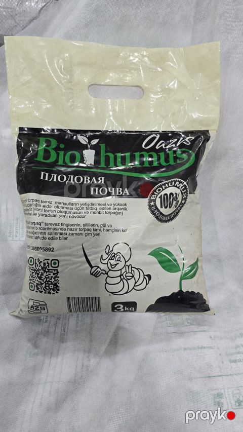 Münbit torpaq Oazis Biohumus, 3 kq — Bakı