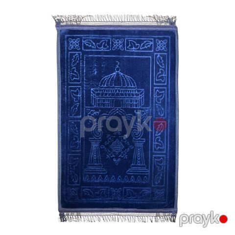 Namaz xalçası UMG_00018, maqnitli, göy, 70x110 sm — Bakı