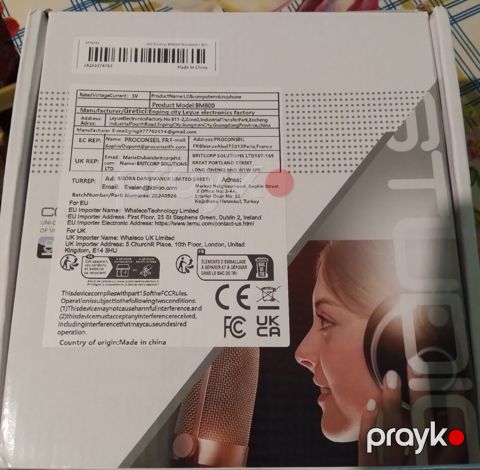 Studiosəviyyəli kondensator mikrofon dəsti – BM800 Məhsul — Bakı