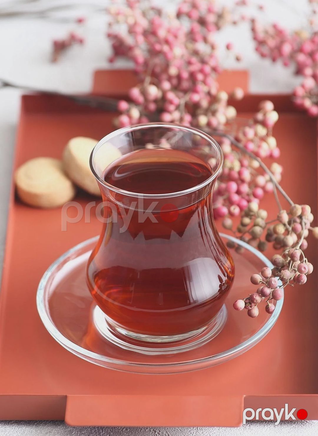 Armudu stəkan dəsti Lav EDAS1, nəlbəki ilə, 12 əşya, 170 ml, şüşə, şəffaf — Mallar, Bakı (2)