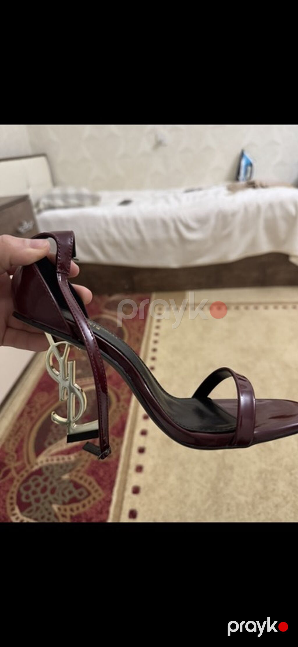YSL (Saint Laurent) Tribute-style qadın sandaleti Hədiyyə — Sandal, Masazır (2)