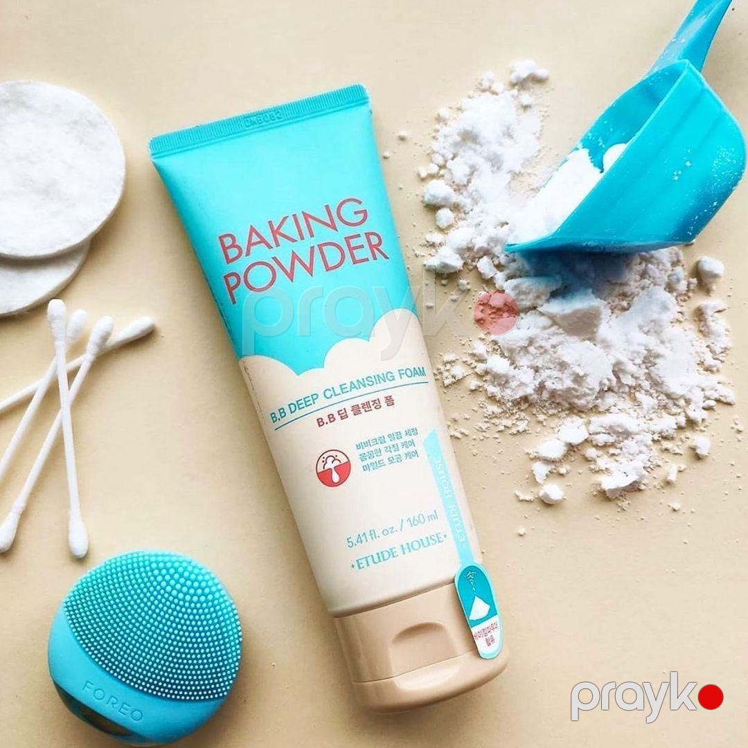Üz üçün dərin təmizləyici köpük Etude House Baking Powder B.B Deep Cleansing Foam, nəmləndirici və hamarlaşdırıcı, 160 ml - brandno0000016 — Mallar, Bakı (2)