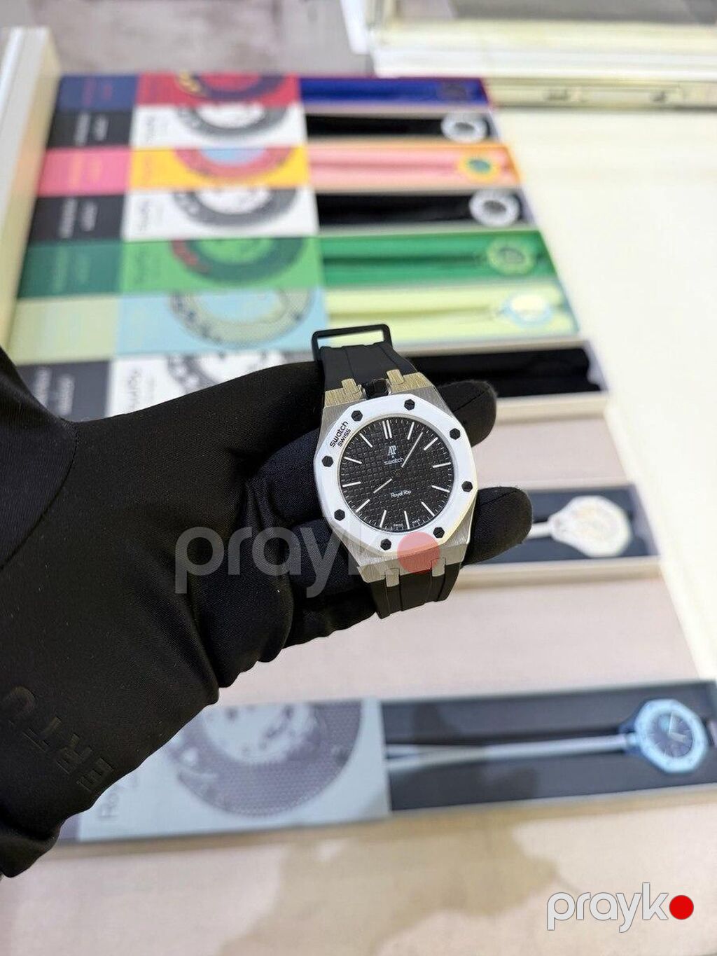 Swatch AP Audemars Piguet saat Orginal Swatch AP Audemars Piguet — Qol saatları, Bakı (8)