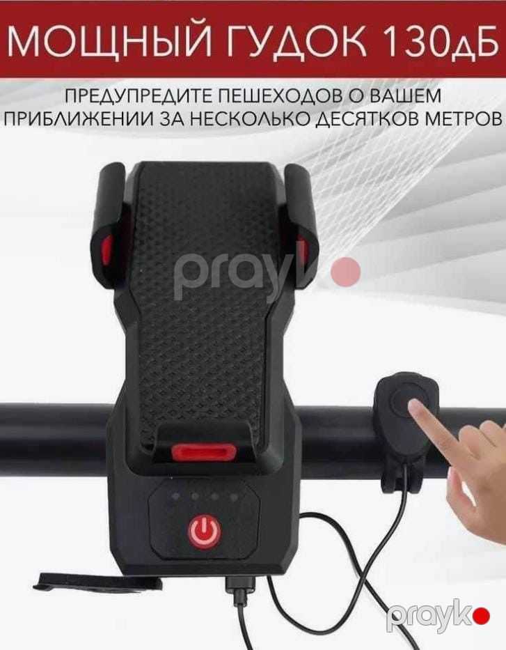 Velosiped fənəri çoxfunksiyalı AZ Royal azr4in1, qara, power bank — Mallar, Bakı (2)