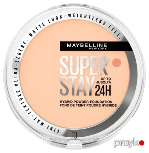 Kompakt kirşan Maybelline New York Super Stay 24H Hybrid Powder Foundation 10 Ivory 9 q — Bakı