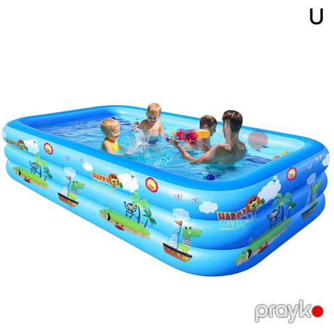 Uşaq şişmə hovuzu 88771, 700 l, düzbucaqlı, mavi — Bakı