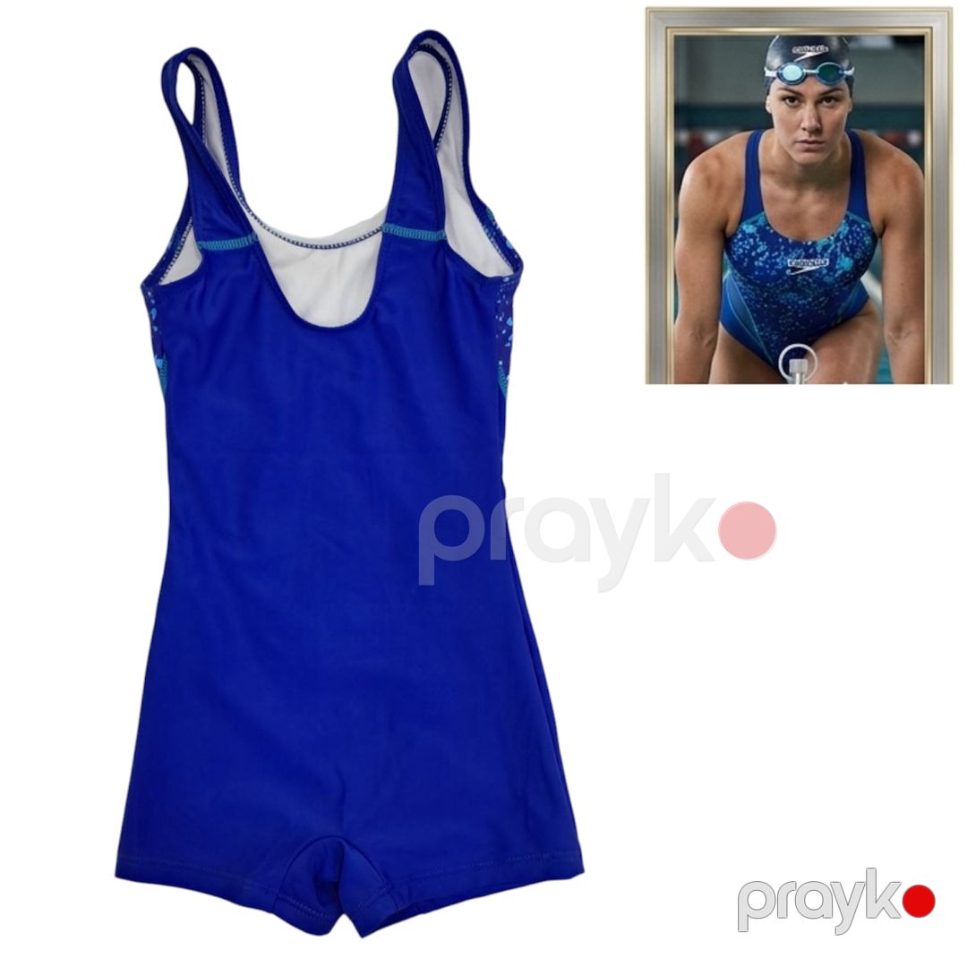 Bitişik çimərlik geyimi Speedo ISG505, poliester, mavi, ölçü XL — Mallar, Bakı (2)