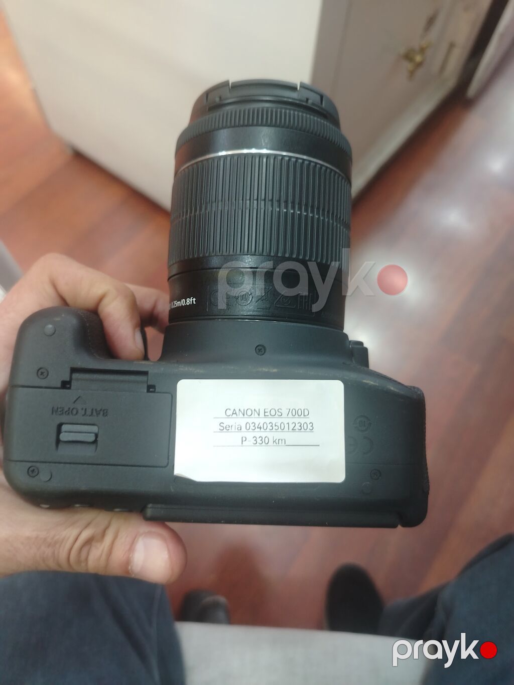 Canon EOS 700D Dslr fotoaparat + Canon EF-S 18-55mm IS II obyektiv — Fotoaparat, Bakı (6)
