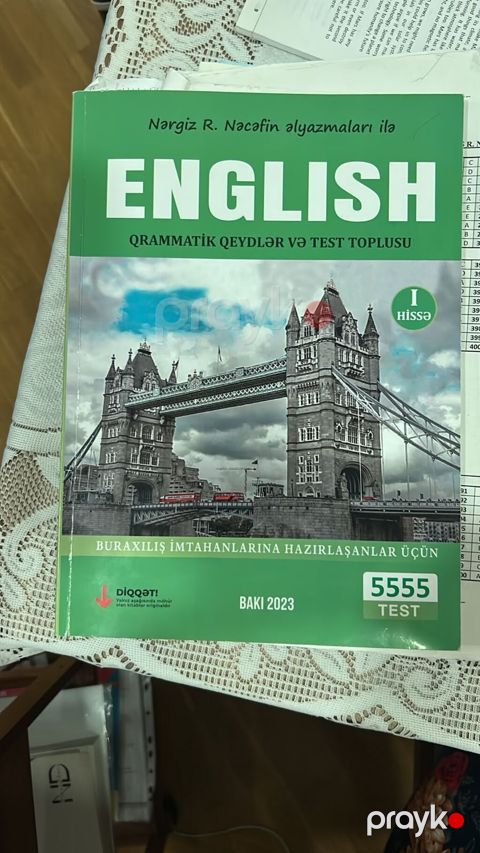 Məhsul: “English – Qrammatik Qeydlər və Test Toplusu” (I hissə) — Bakı