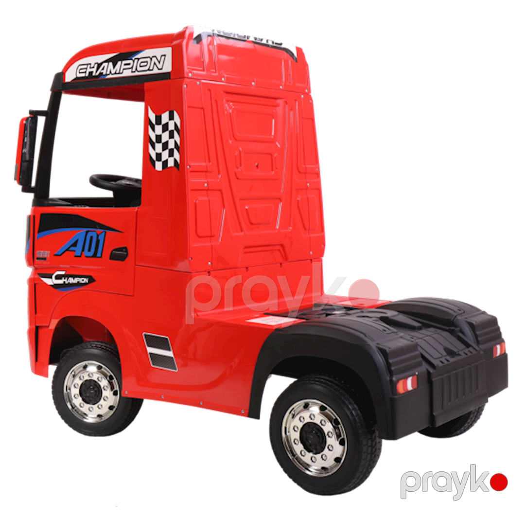 Uşaq elektrik avtomobili Kamaz HL 358, 2 motor, qırmızı — Mallar, Bakı (2)