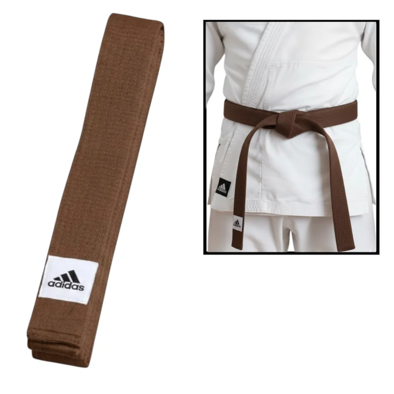 Kimano üçün kəmər Adidas qəhvəyi, uzunluq 300 sm - WS2548 — Bakı