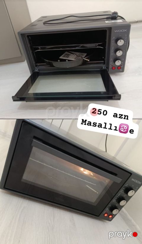 Woox elektrik mini soba - Tutum: geniş daxili kamera, 2 səviyyəli — Masallı