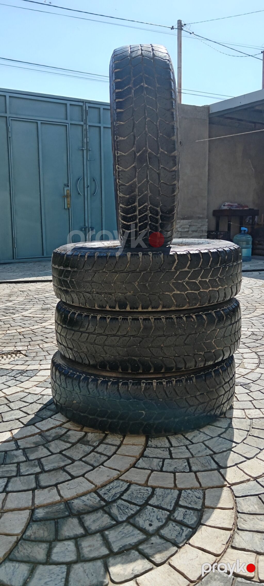 4 ədəd yük/miniven təkəri və bir ədəd dəmir disk - Marka/model — Diskləri, Mehdiabad (2)