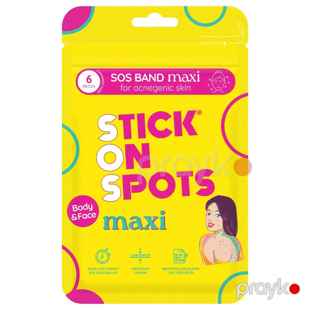 Üz üçün plastır Stick on Spots Maxi, sızanaqlara qarşı, şəffaf — Mallar, Bakı