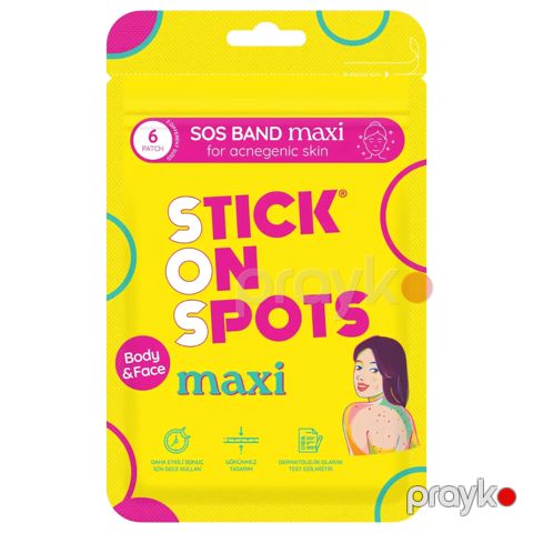 Üz üçün plastır Stick on Spots Maxi, sızanaqlara qarşı, şəffaf — Bakı