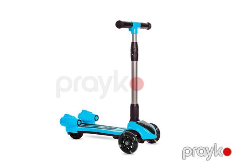 Samokat uşaqlar üçün buxarlı və musiqili Black Aqua, mavi, dəmir/plastik, 60x25x86 sm — Bakı