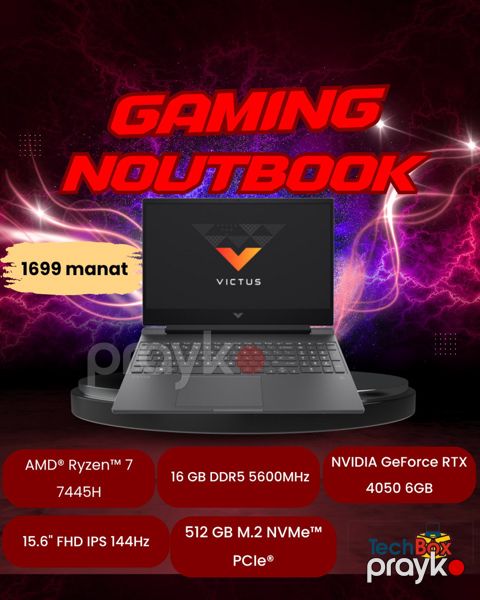 HP Victus Gaming Laptop 15-fb3075ci CW2U6EA — Bakı