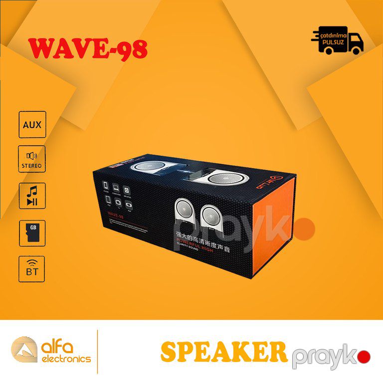 Bluetooth dinamik "Jedel Wave 98" — Səs texnikası, Bakı (2)