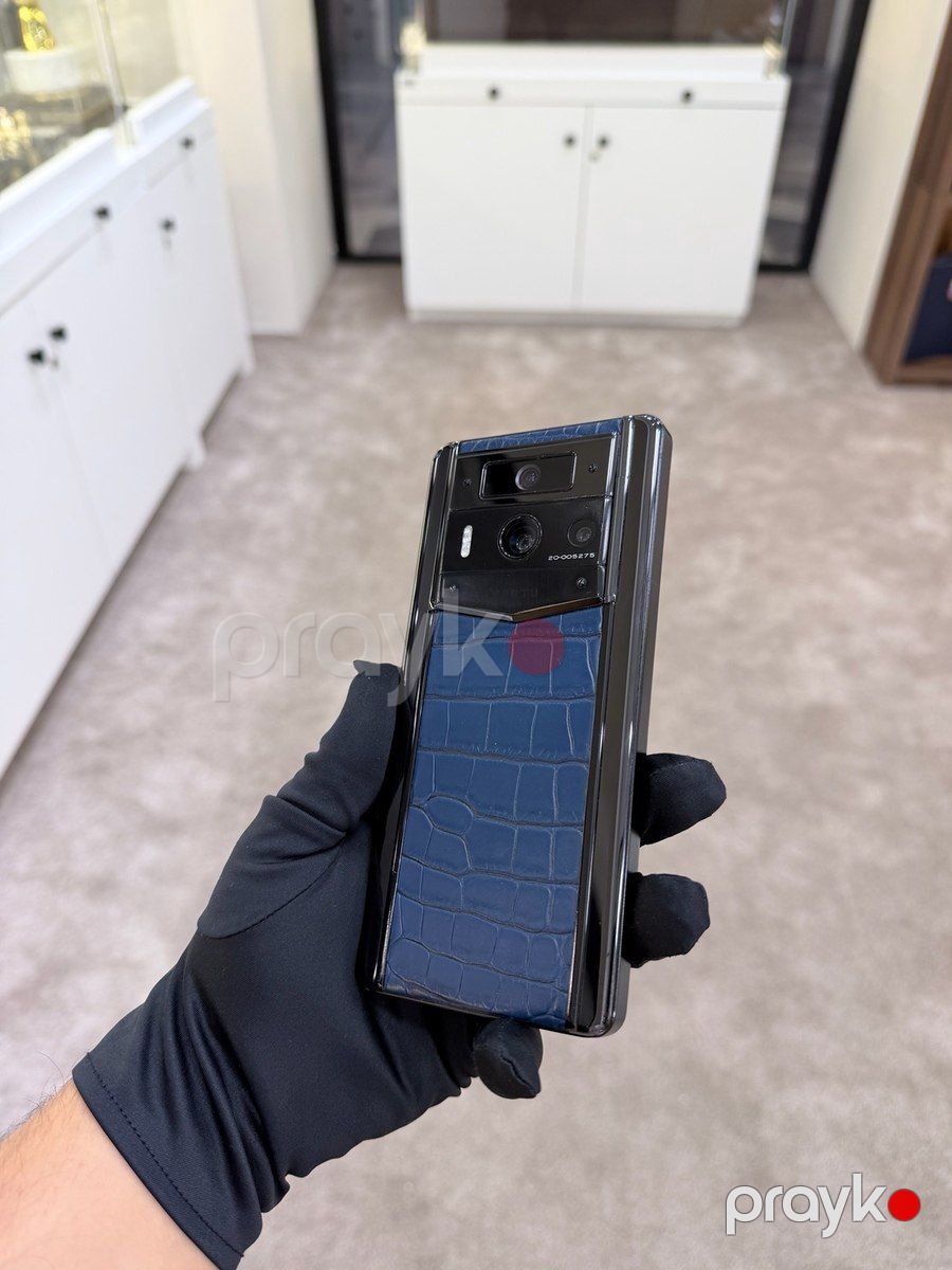 Vertu Metavertu 2 Max Alligator Skin Blue 512GB/12GB — Smartfonlar, Bakı (4)