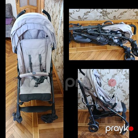 ((7081))*Qiymet. 80 azn. Chicco liteway kalyaska Üstündə qışlıq — Bakı