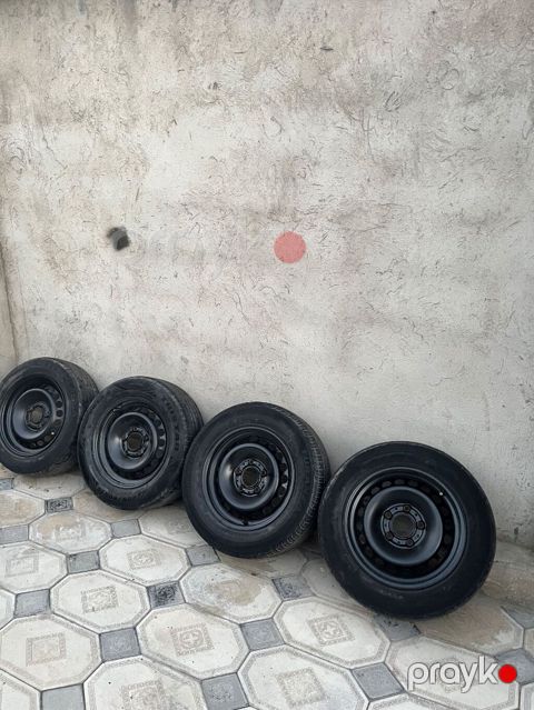 15R dəmir disk təkər dəsti – 5 bolt - Üstən çıxma - 4 ədəd komplekt — Bakı