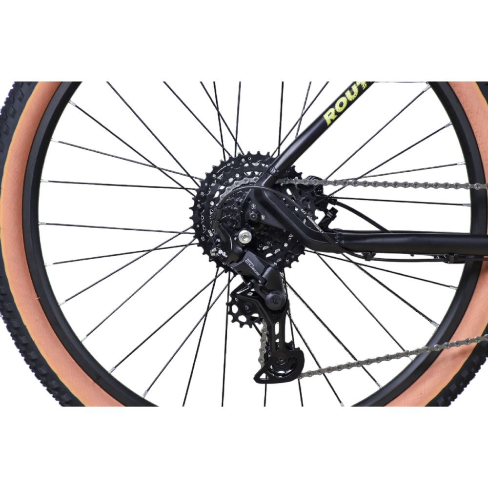 Velosiped Stark 25 Router 27.4 HD M18 Black, Green, Yellow HQ-0017916 — Velosipedlər, Bakı (3)