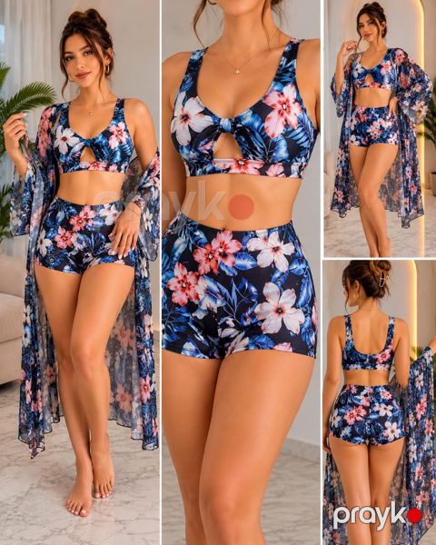 Qadın çimərlik geyimi VC_2459324, elastan/polyester, rəngbərəng, ölçü S — Bakı