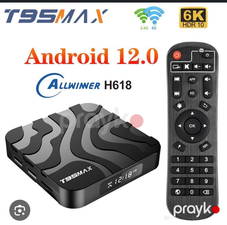 Android TV box 8 RAM 128 GB Android 12 — TV və Video, Bakı (7)