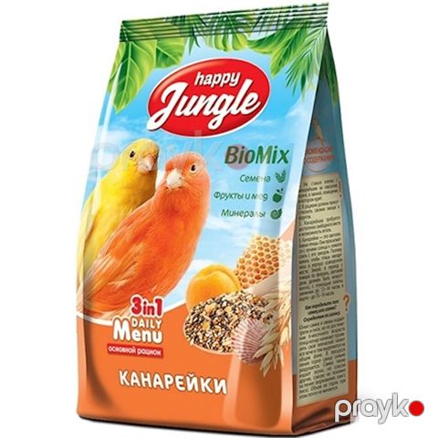 Yem sarıbülbüllər üçün Happy Jungle 500 q