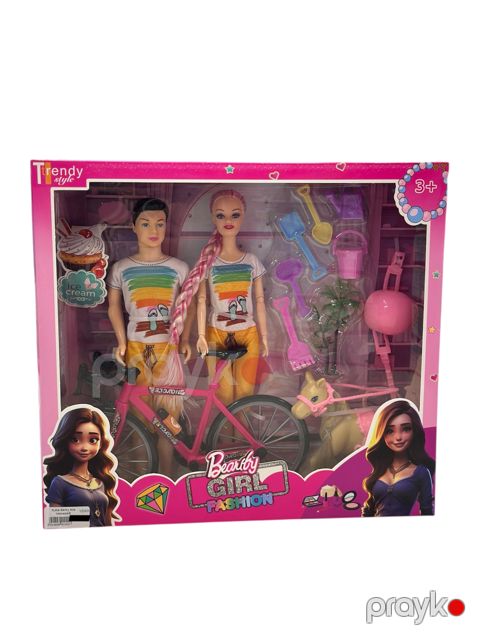 Kukla dəsti Girl Fasion, 2 əd, 30 sm, 3 yaşdan — Bakı