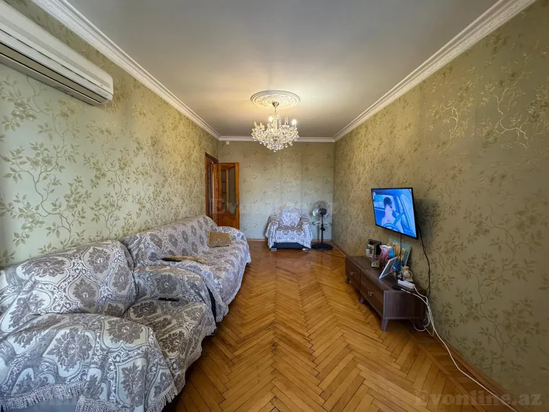 Satılır 3 otaqlı Mənzil Köhnə tikili 80 m² Bakı, Nizami r., Xalqlar Dostluğu m — Mənzil, Bakı (2)