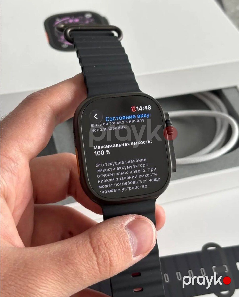 Apple Watch Ultra 3 Black — Ağıllı saatlar və biləkliklər, Bakı (2)