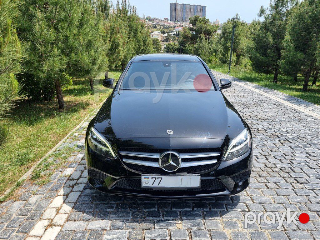 Mercedes C 300, 2.0 L, 2019 il, 154 000 km — Avtomobillər, Bakı (3)