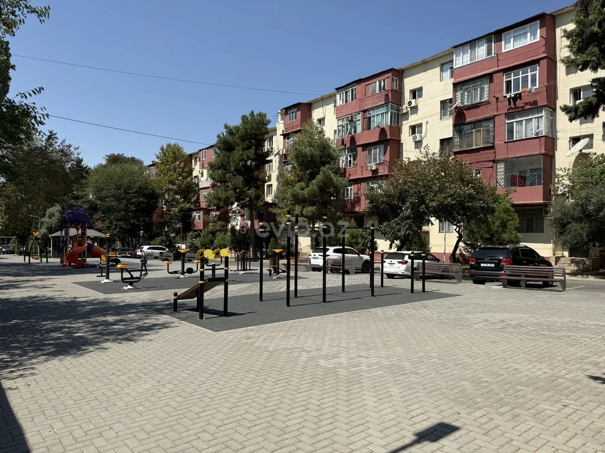 Kirayə 2 otaqlı mənzil Xalqlar Dostluğu metrosu yaxınlığında — Mənzil, Bakı (8)