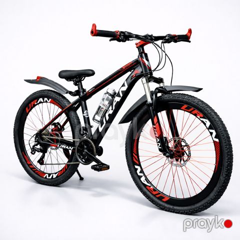Velosiped Uran Shadow VPTCH088, 20", qara/qırmızı — Bakı
