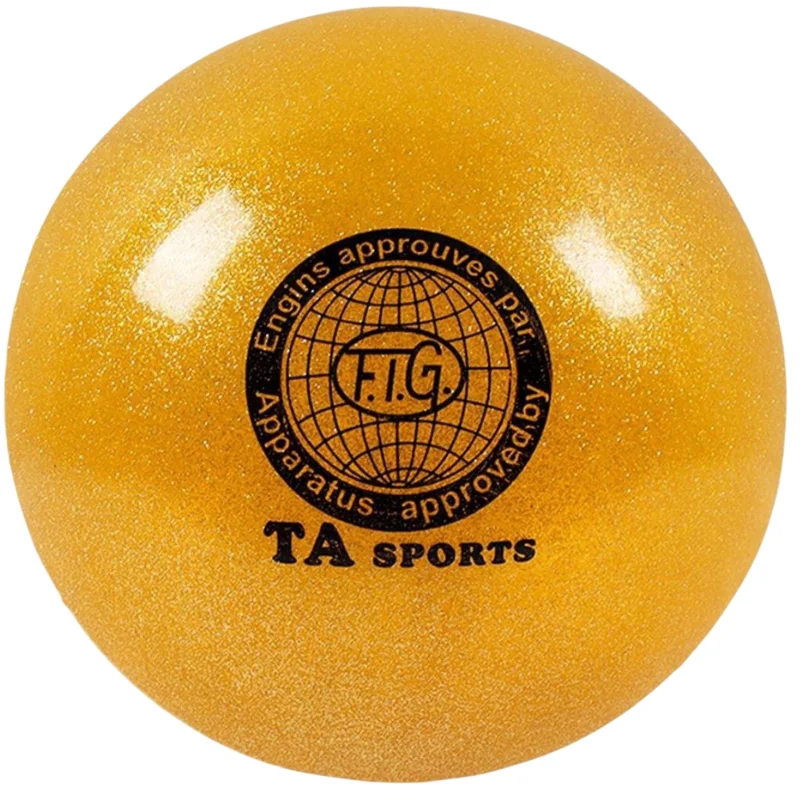 Bədii gimnastika üçün top WS0660, qızılı, 16 sm — Bakı