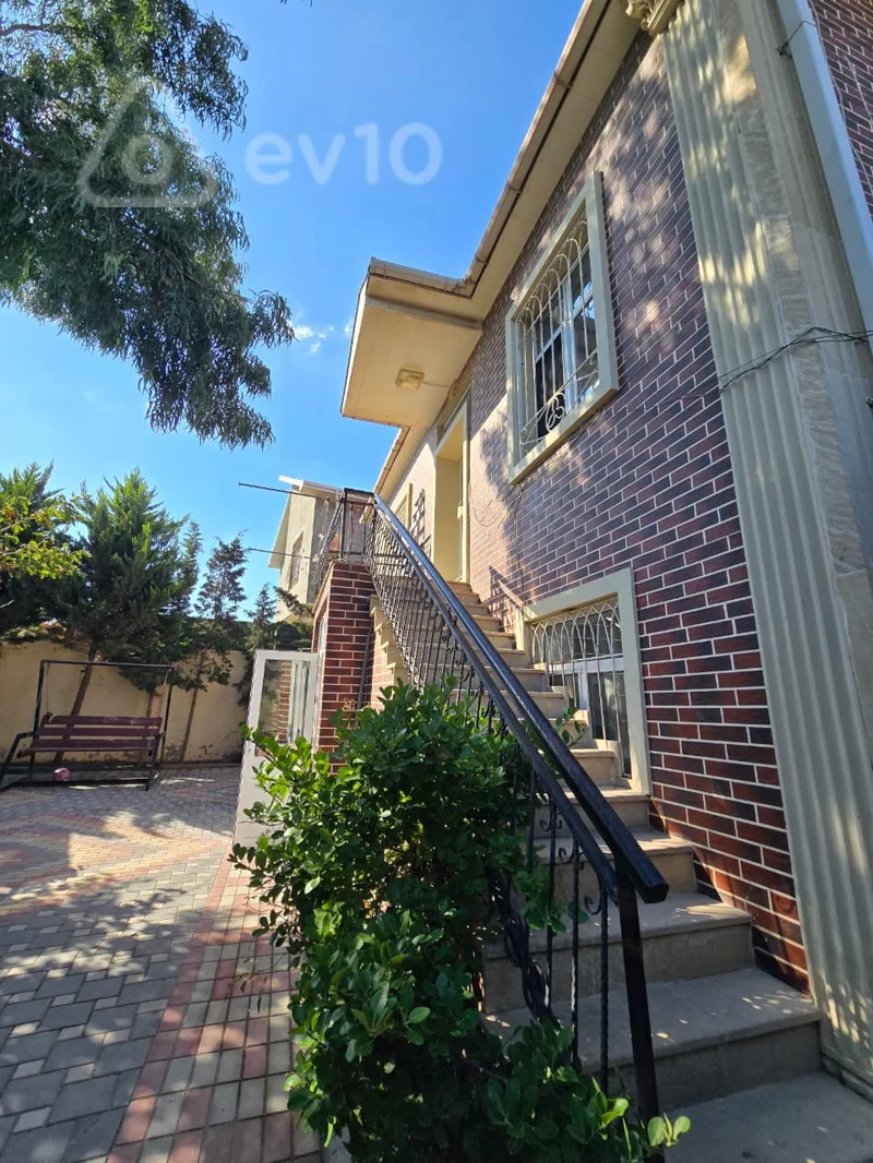 7 otaqlı həyət evi, 228 m², Şüvəlan–Mərdəkan sərhədində 2 mərtəbəli bağ evi satılır Şimal Qres ərazisi, Sabah FC stadionunun yaxınlığı — Ev, villa, Bakı (2)