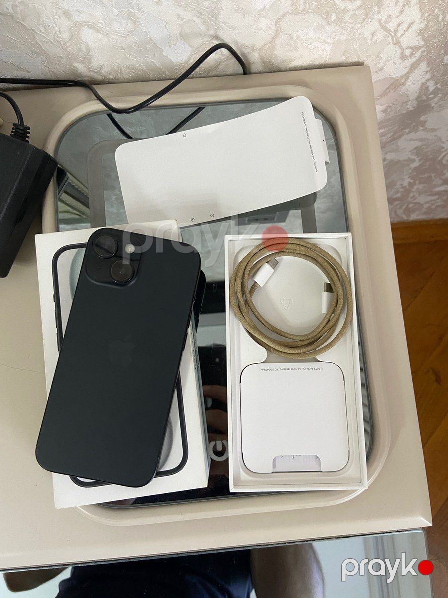 Apple iPhone 15 Black 128GB/6GB — Smartfonlar, Bakı (7)