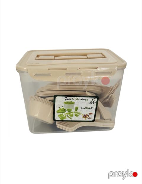 Piknik dəsti 0568, plastik, 54 əd — Bakı