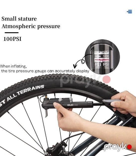 Velosiped üçün əl nasosu Giyo Bikesport 114, manometrlə — Mallar, Bakı (2)