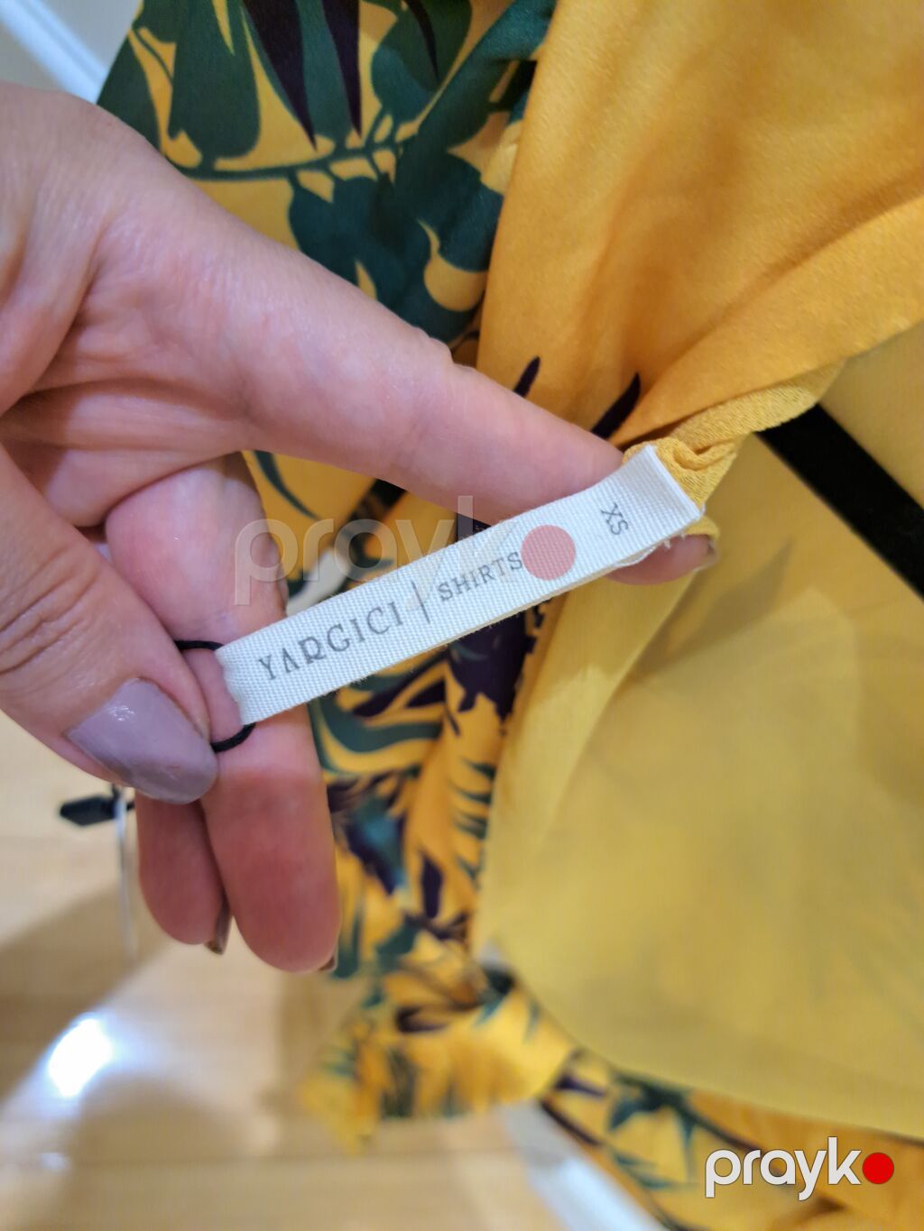 Brend: Yargıcı Model: Tropik naxışlı qısa bluz Ölçü: xs.s bedenede — Köynək, Bakı (3)