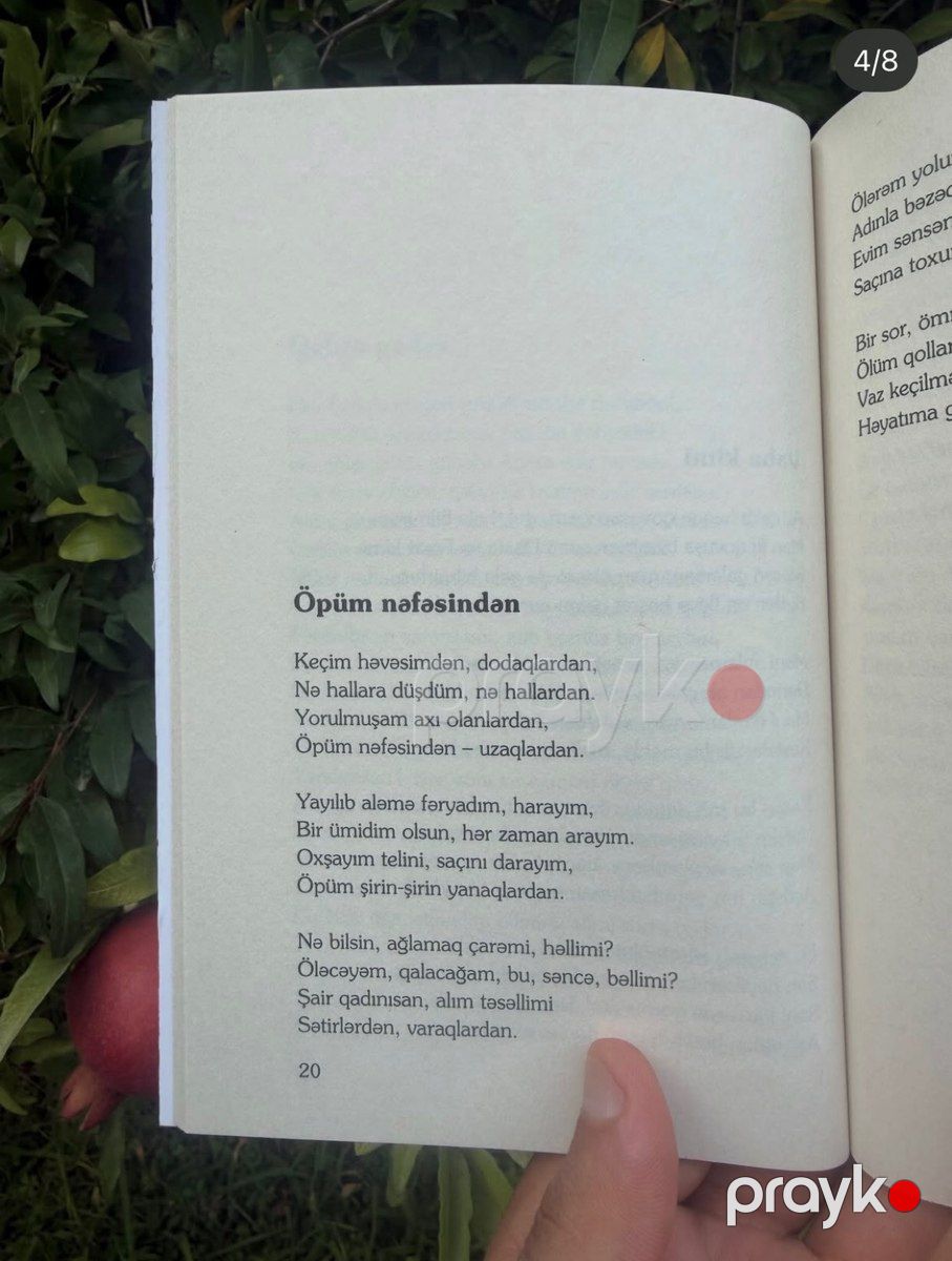 Şöhrət Məmmədov-Öpüm Nəfəsindən kitabı — Kitablar və jurnallar, Bakı (2)