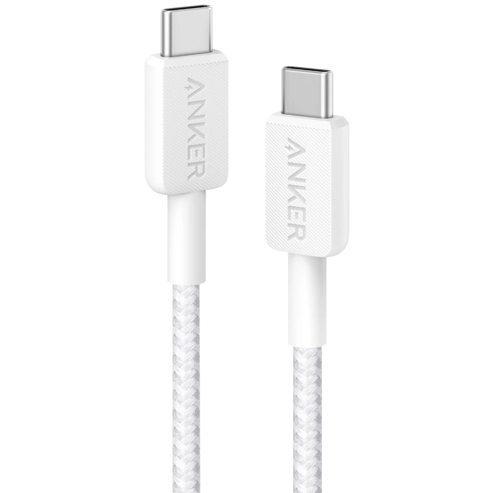 Naqil Anker USB Type-C to USB Type-C A81F7 White — Smartfon üçün kabelləri və keçidçilər, Bakı