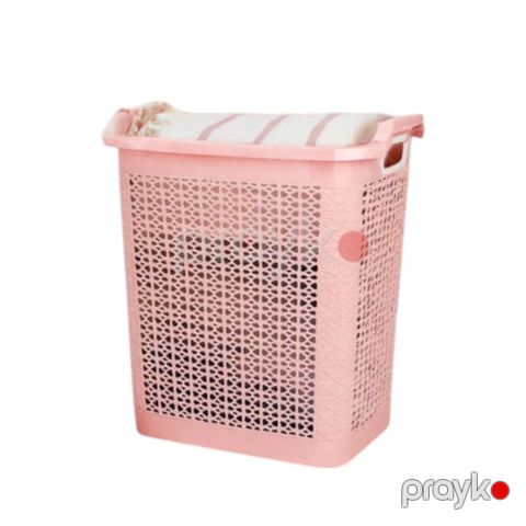 Çamaşır üçün səbət OP-2929, plastik, 25 l, çəhrayı — Bakı