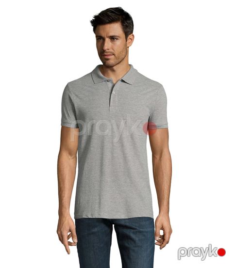 Kişilər üçün polo Sol's 11346360, boz, pambıq/viskoz, ölçü XXL — Bakı